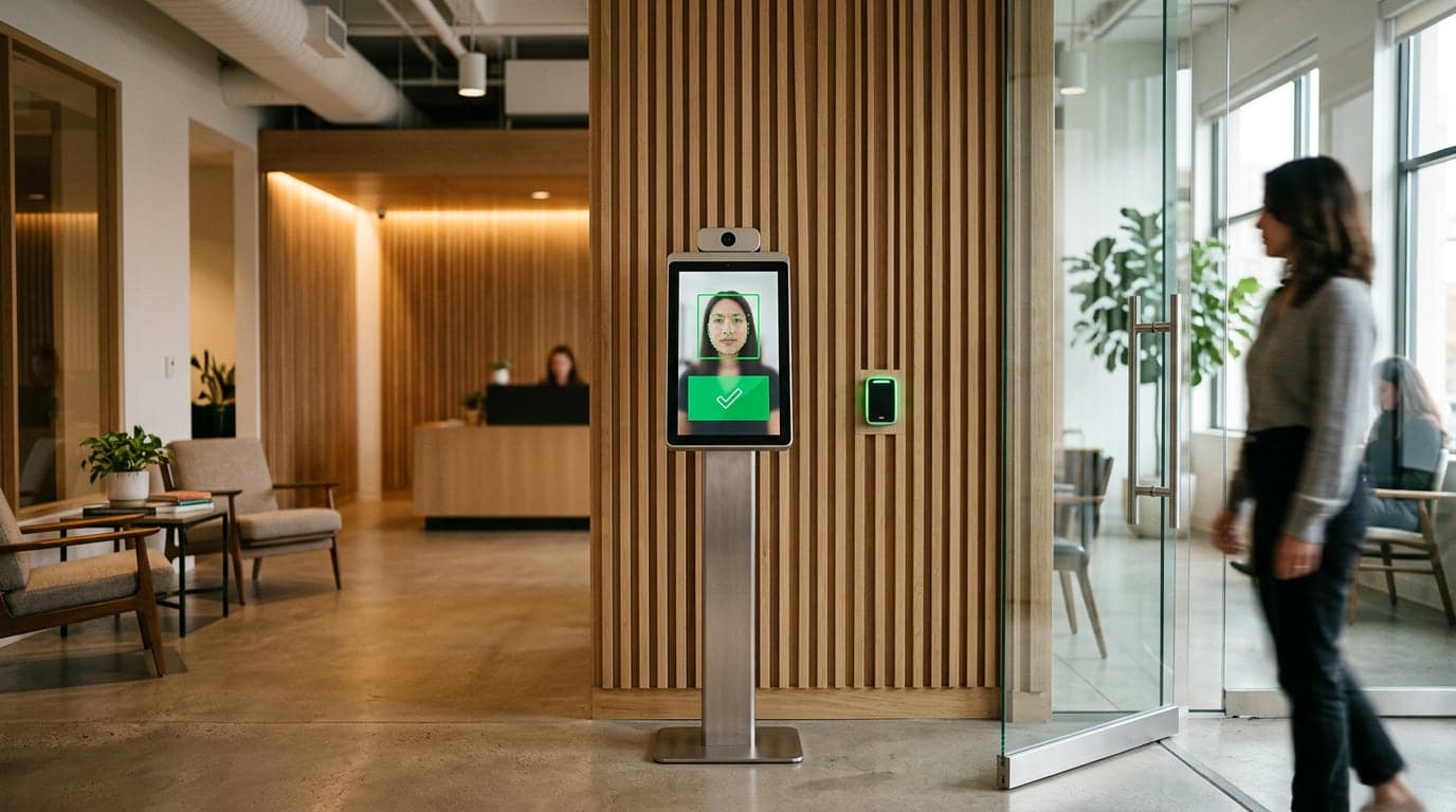 AI-powered smart reception and access control